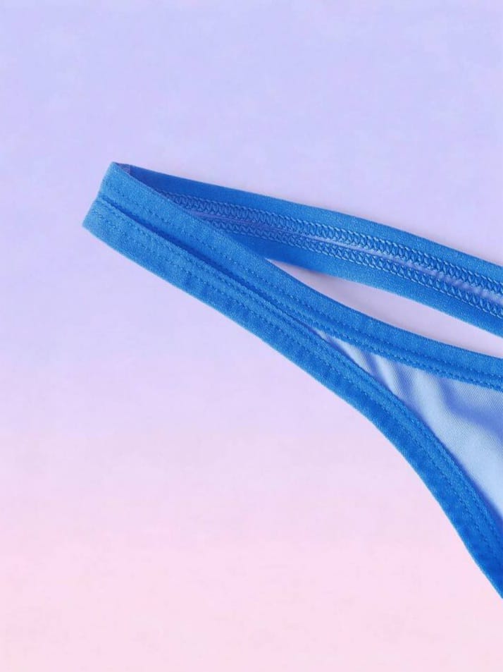 Men's Solid Color Elephant Pattern Thong Underwear